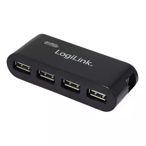 USB хаб LogiLink UA0085 480 Mbit/s Черный