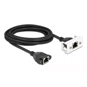 Сетевой удлинитель DeLOCK Cat.6A 3м черный