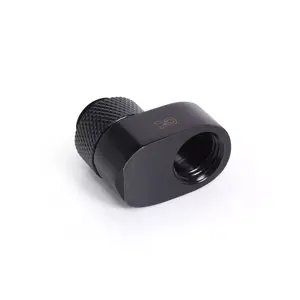 Фитинг Alphacool 17601 — латунный фитинг для системы охлаждения ПК, чёрный, 1 шт