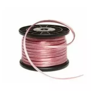 Loudspeaker cable Cabletech L2/4S 2x4 mm² transparent, twin-core audio cable for speakers