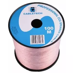 Loudspeaker cable Cabletech L2/2.5S/CCA 2x2.5 mm² CCA conductor