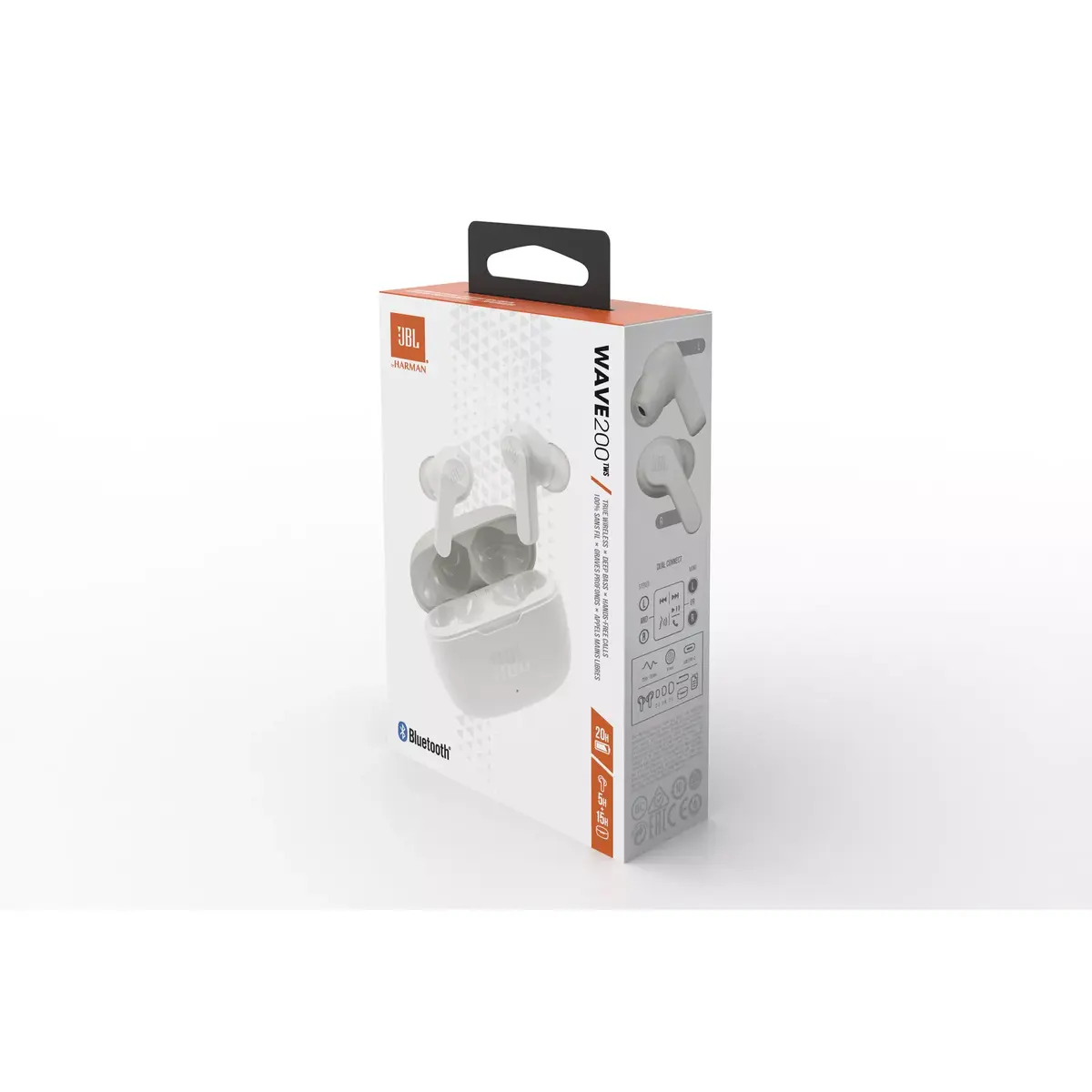 Austiņas JBL Wave 200 TWS WHITE Photo 6