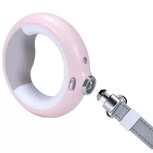Luminous leash Doggy Village MT7127 — pink, rechargeable LED safety dog leash