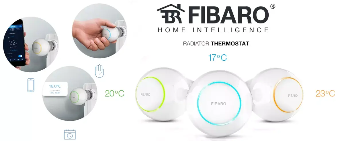 Радиаторный термостат Fibaro ZW5 EU Photo 3