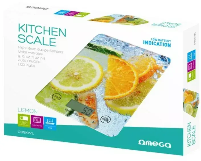 Kitchen Scales Omega Lemons OBSKWL Photo 4