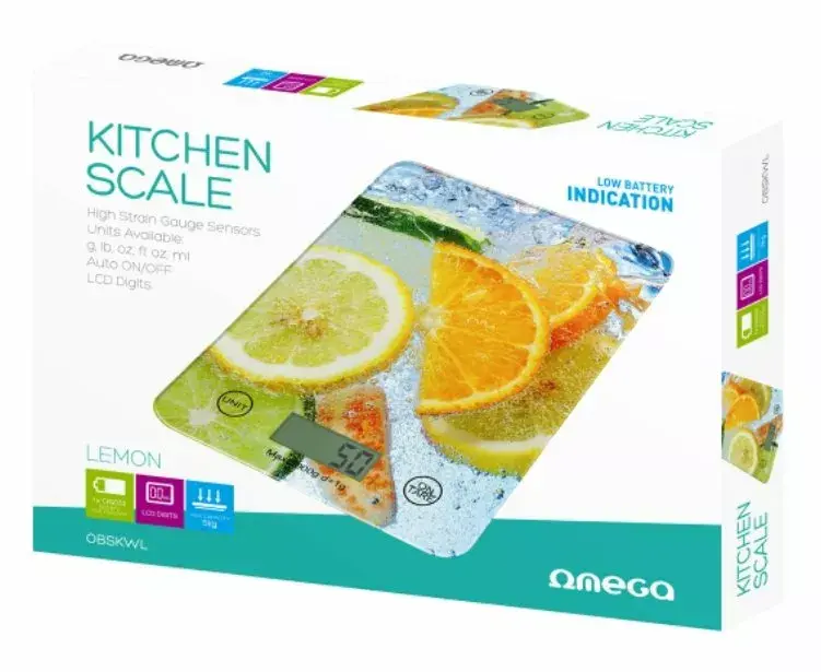 Kitchen Scales Omega Lemons OBSKWL Photo 5