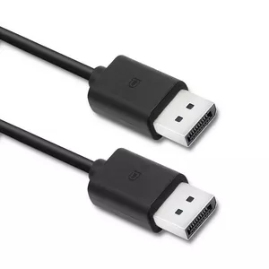 DisplayPort cable QOLTEC 50361 — DisplayPort to DisplayPort, 1.8 m, black