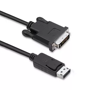 Video cable adapter QOLTEC 50364 — DVI to DisplayPort, 1.8 m, black