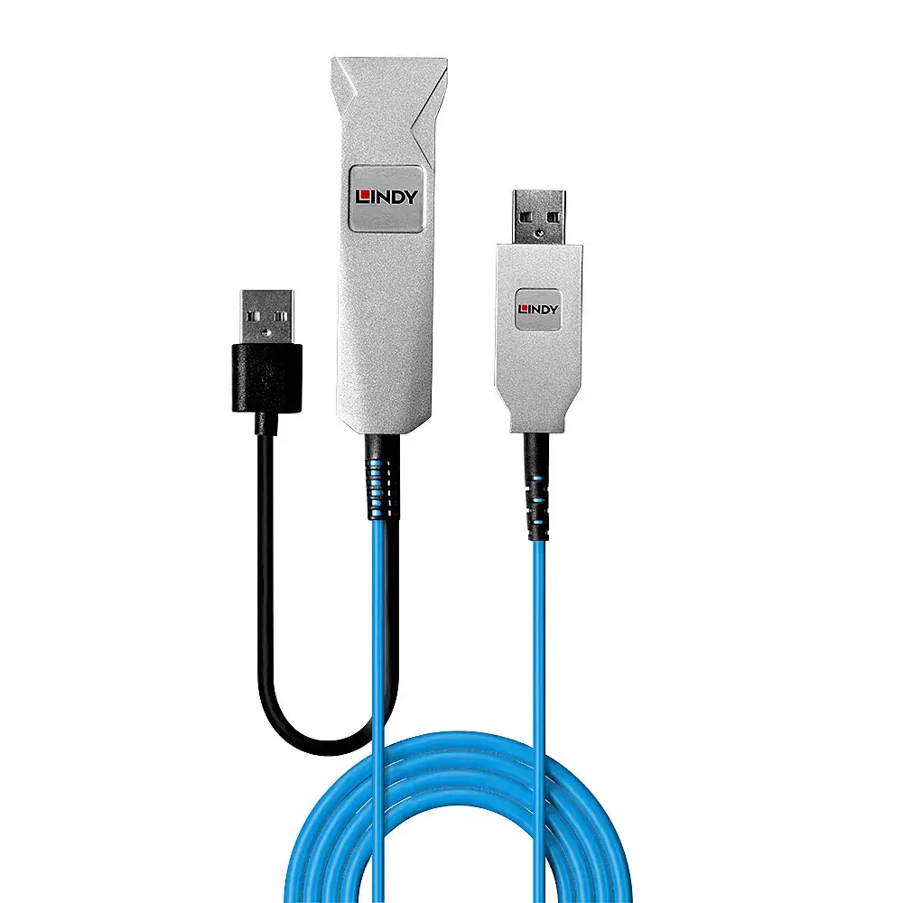 Optiskā šķiedra USB 3.0 kabelis 30m Photo 2