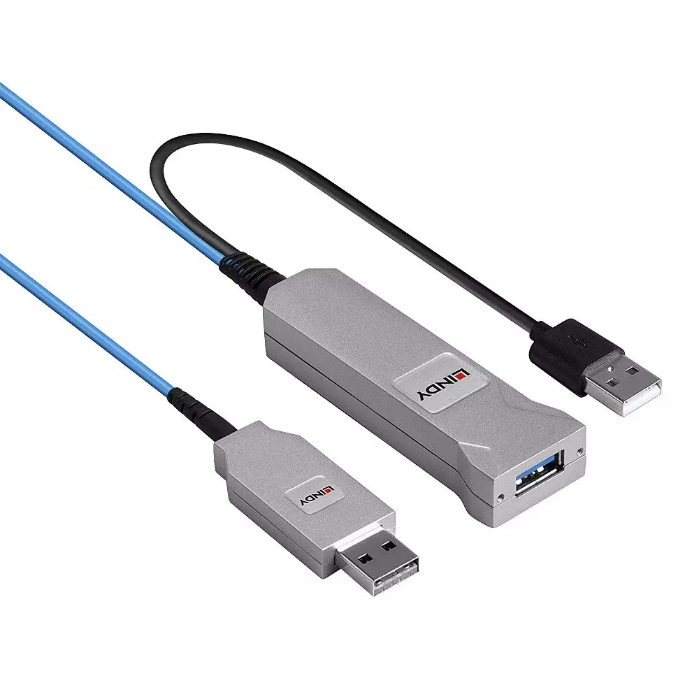 Optiskā šķiedra USB 3.0 kabelis 30m Photo 3