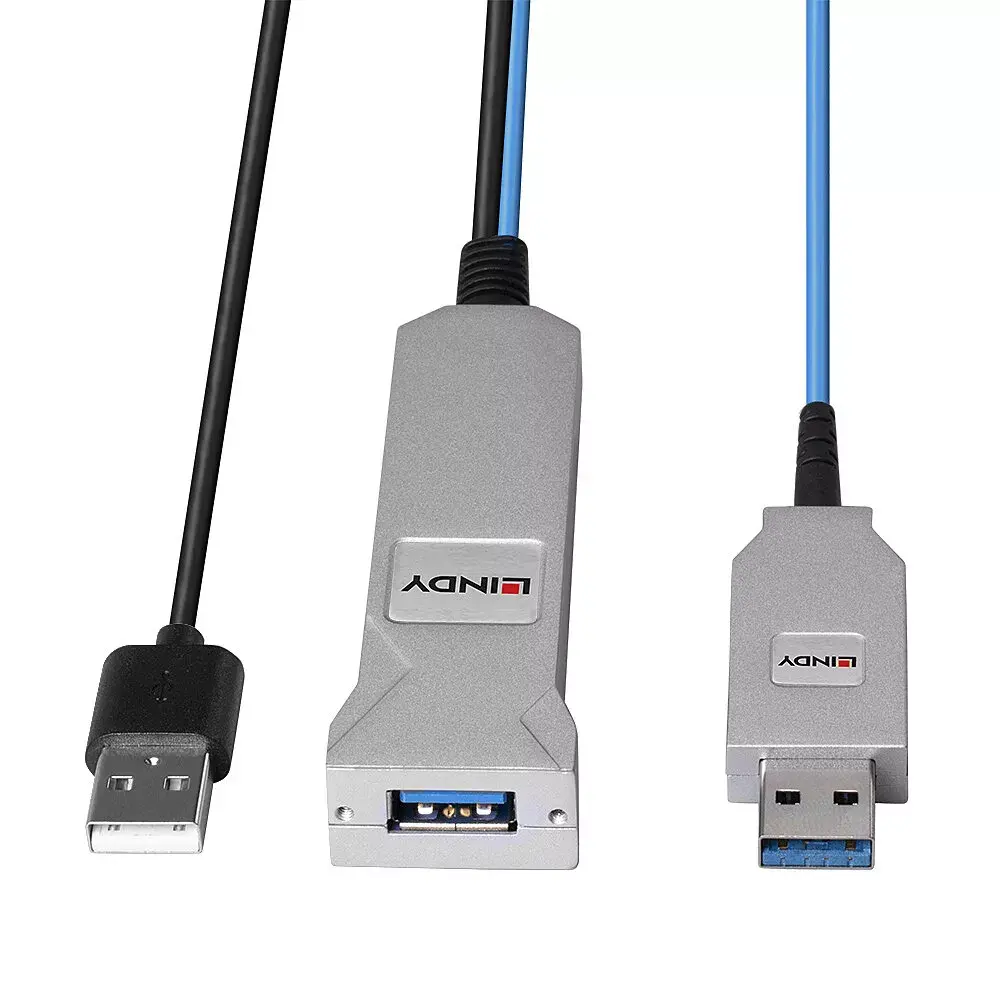 Optiskā šķiedra USB 3.0 kabelis 30m Photo 4
