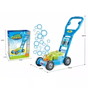 Toy Lawn Mower Madej 006465 — bubble blower with music, battery-powered children's push mower