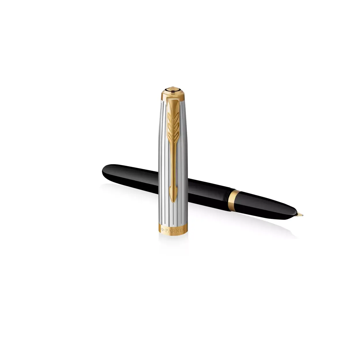 Pildspalva Parker 51 Premium — melna, smalka Photo 3