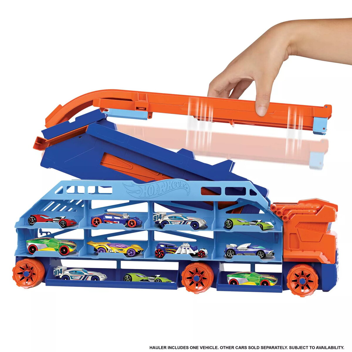 Transporta un trases komplekts Hot Wheels