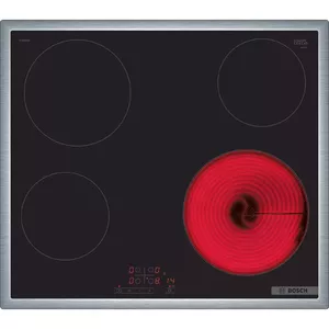 Bosch Serie 4 PKE645BB2E hob Black Built-in 60 cm Ceramic 4 zone(s)