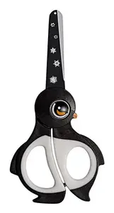 WEDO scissors model 73 6003 — stationery/craft straight-cut, single-blade, 130 mm, black/white