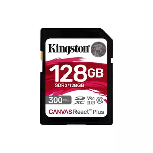 Kingston Technology Canvas React Plus 128 GB SD UHS-II Klases 10