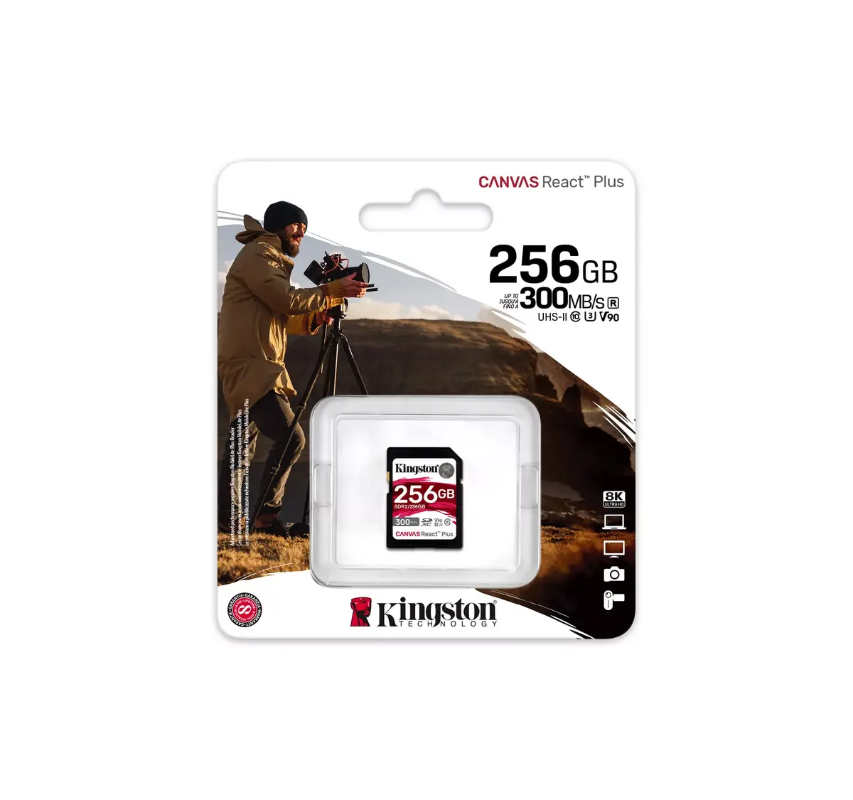 Флеш-память Kingston 256GB Canvas React Plus Photo 3
