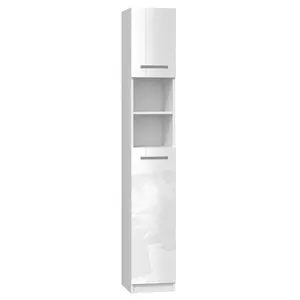 Шкаф для ванной top e shop MARBELA BIEL-POŁ, напольный, 5 полок, 300×320×1830 мм, белый