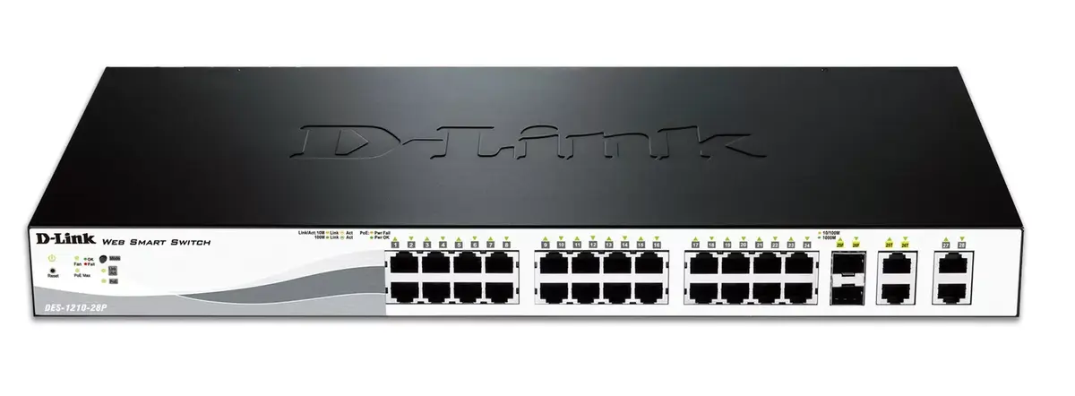D-Link DES-1210-28P Managed L2 slēdzis Photo 2