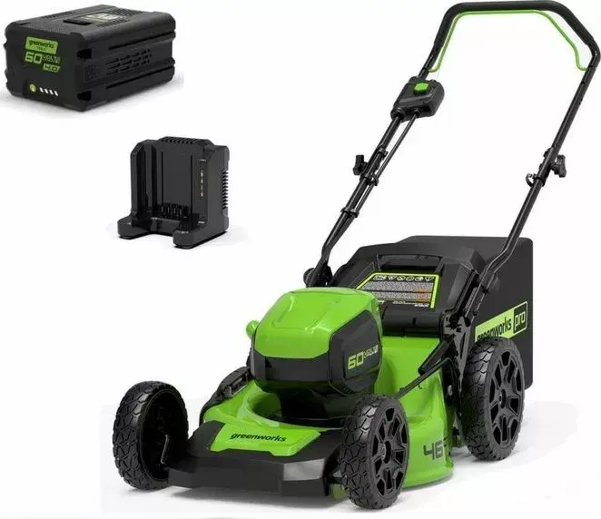 Газонокосилка Greenworks GD60LM46HPK4 Photo 1