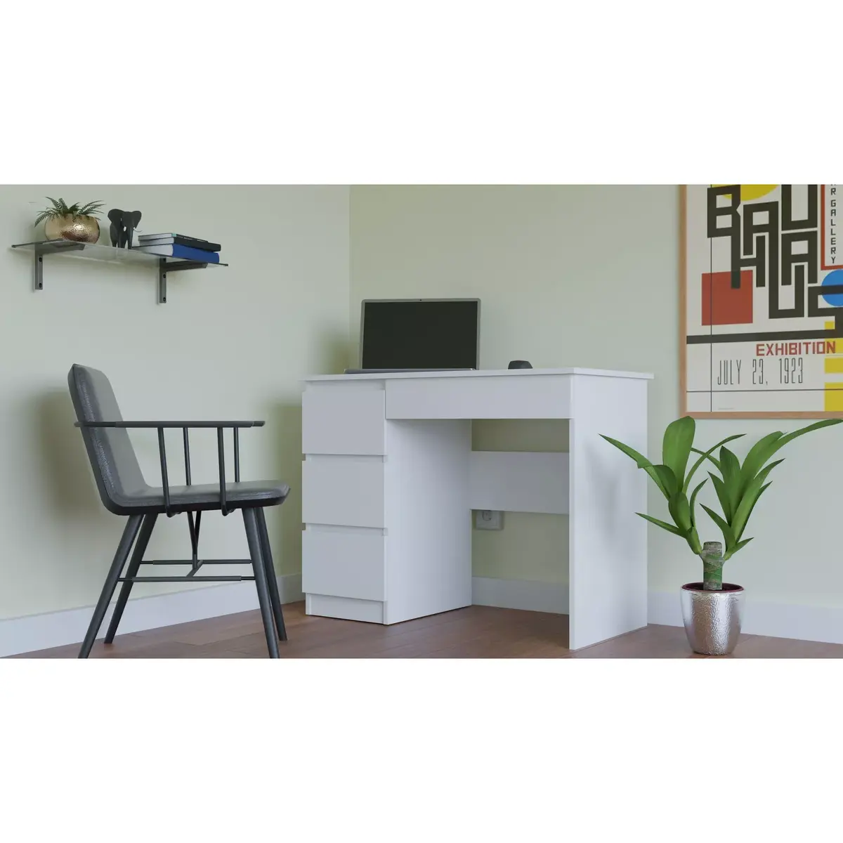 Компьютерный Стол Topeshop MIJAS L BIEL KPL Photo 3