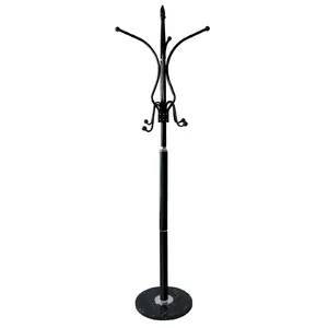 Topeshop MARBLE CZARNY clothing hanger Black