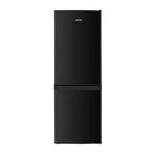 Fridge-freezer MPM MPM-182-KB-39, freestanding 182 L (121 L fridge / 52 L freezer), black, bottom freezer, reversible doors