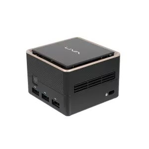 ECS LIVA Q3 Plus Mini PC AMD Ryzen Embedded V1000 V1605B 8 GB DDR4-SDRAM 128 GB eMMC Windows 10 Pro Мини-ПК Черный