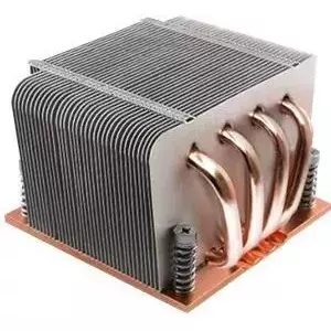 Кулер для CPU Dynatron Q2 для LGA1700, медно-алюминиевый радиатор, 4 тепловые трубки, 150W TDP