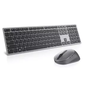 Wireless Keyboard and Mouse Set Dell KM7321W Titan Grey with Batteries Included
