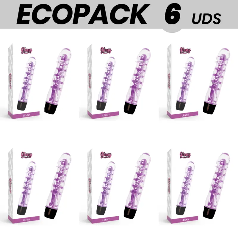 Vibrators GLOSSY Lenny violets — 6+1