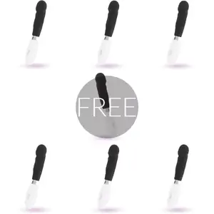 Vibrator GLOSSY PAUL Black – multi-speed personal massager 6+1 functions