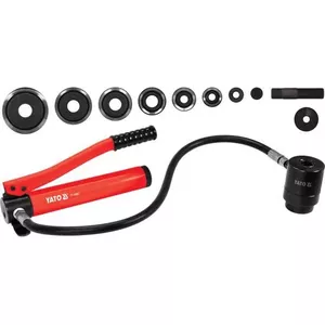 Punch Nail Set Drift Yato YT-18907 Black Red 1 pc