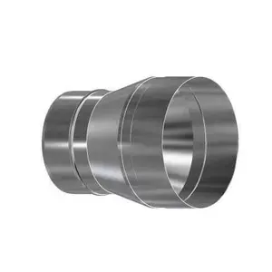 Chimney transition WADEX 125 mm diameter to 15° angle