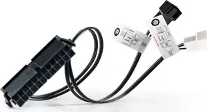 BitsPower 24‑Pin ATX Bridge/Tester with Fan Header — BPTA‑PSC‑SOC