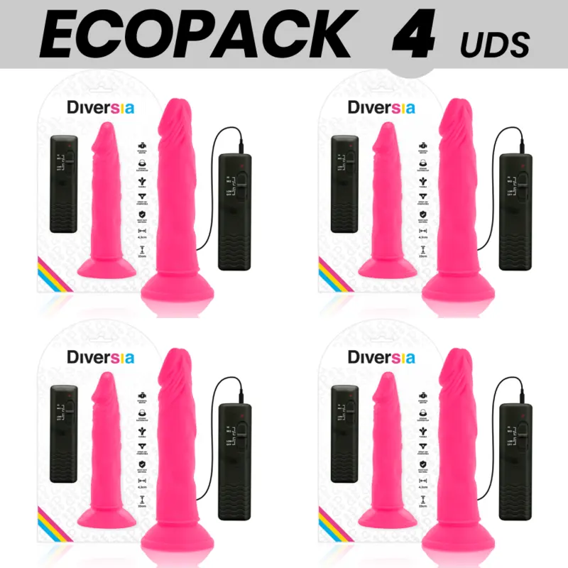 Vibrators Diversia Flexible Vibrating Dildo 23