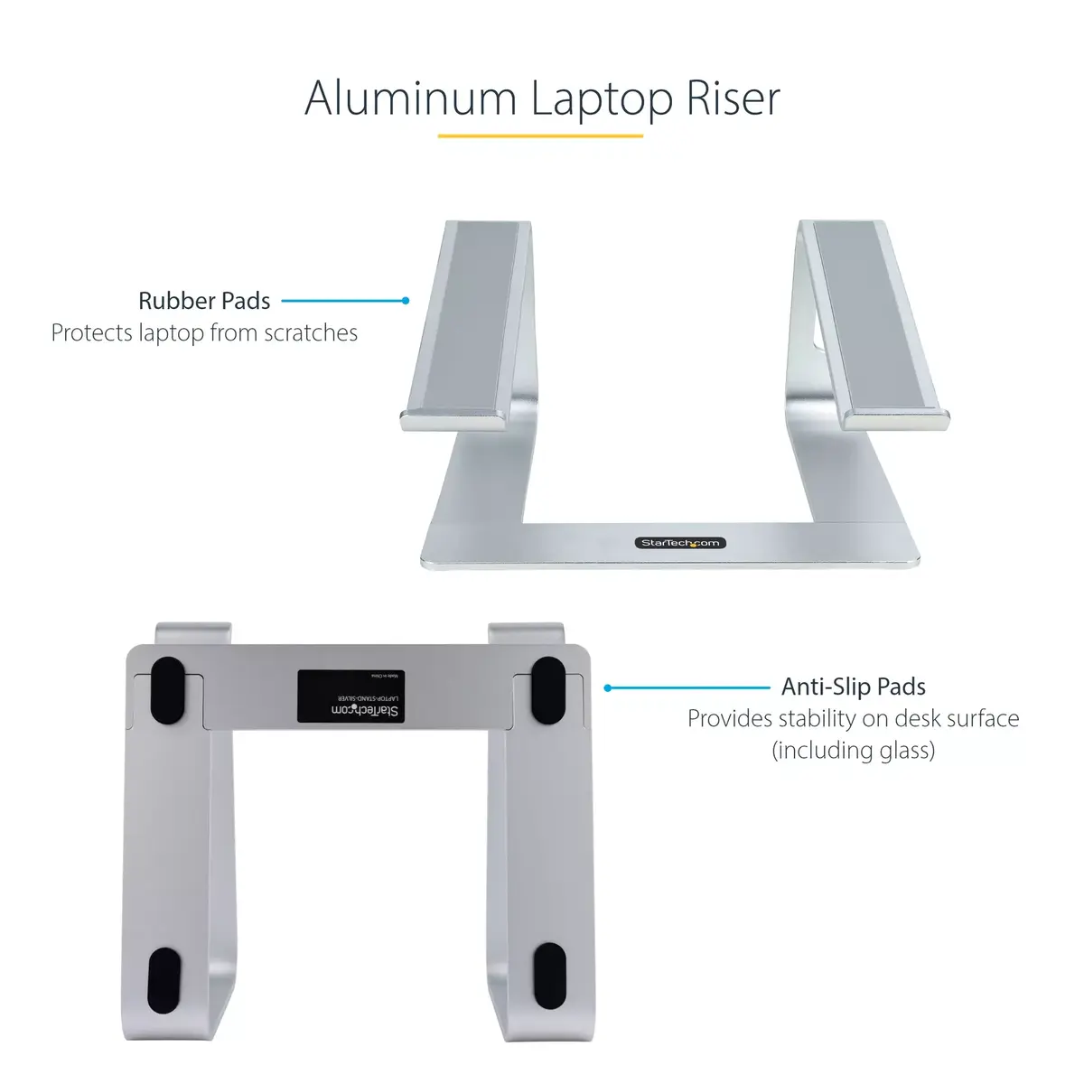 Portatīvais datora statīvs StarTech.com LAPTOP-STAND-SILVER Photo 14