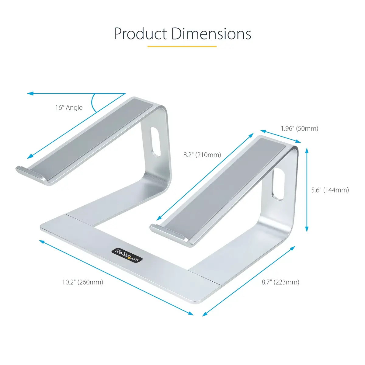 Portatīvais datora statīvs StarTech.com LAPTOP-STAND-SILVER Photo 15