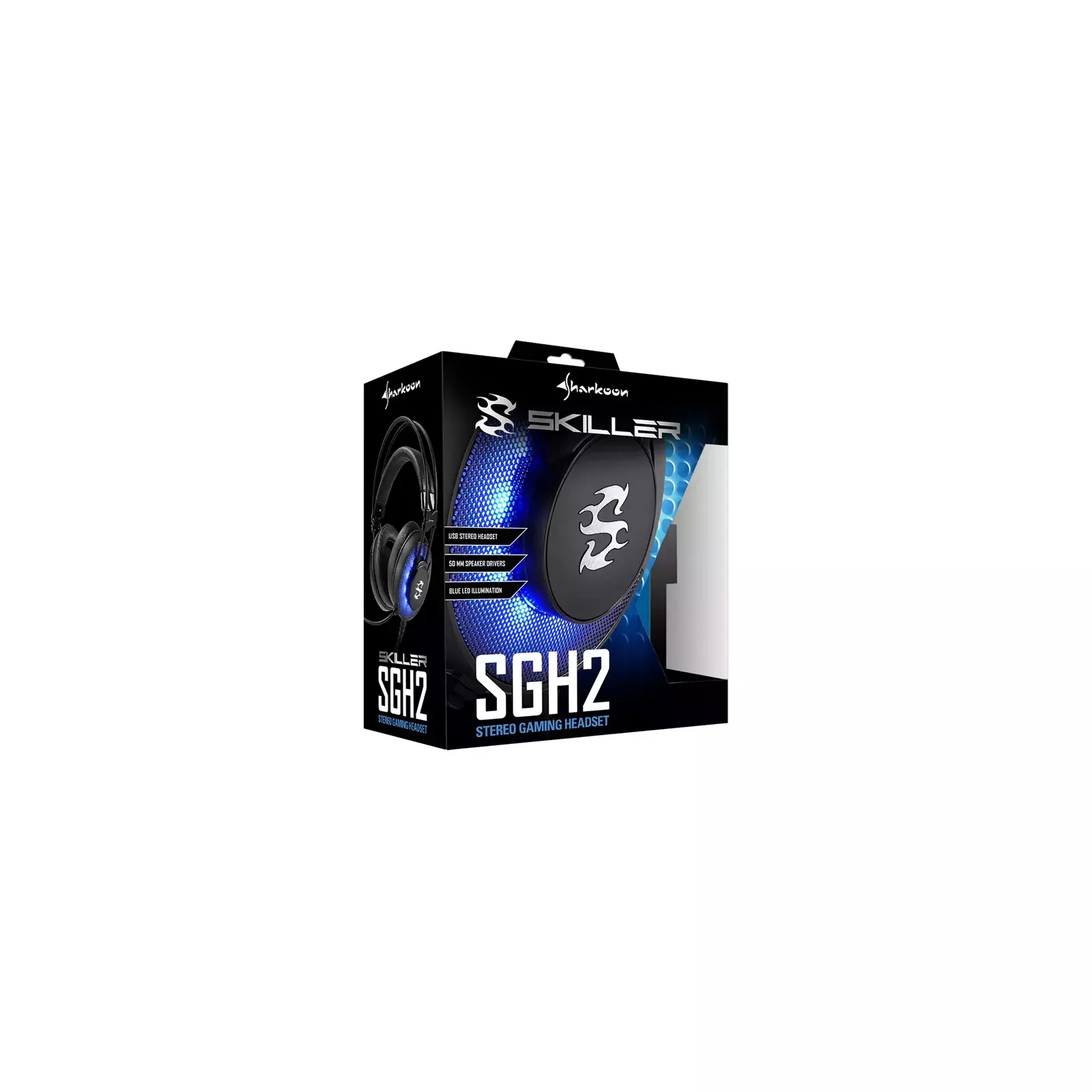 Sharkoon SKILLER SGH2 Headset Wired 4044951019984 AiO.lv