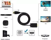 HDMI uz VGA kabelis PREMIUMCORD khcon-50 2 m Photo 5