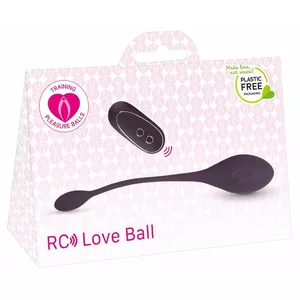 Вагинальный тренажер Love Egg от training pleasure balls, модель 05531900000 — силиконовый, перезаряжаемый, 10 режимов вибрации, водонепроницаемый, вес 61 г