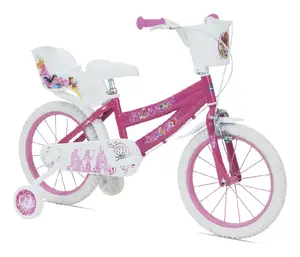 Huffy Princess Childrens City Bicycle for Girls Pink and White