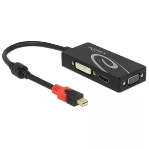 Porta doks DeLOCK 62855 vadu melns