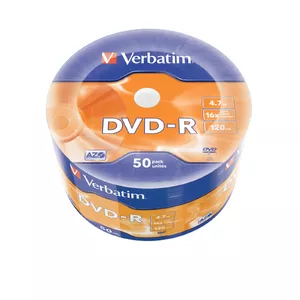 DVD-R Verbatim Matt Silver 50 Pack Wrap Spindle