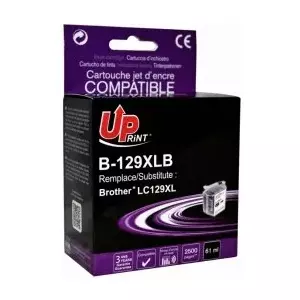 Картридж UPrint Brother B-129XLB Черный
