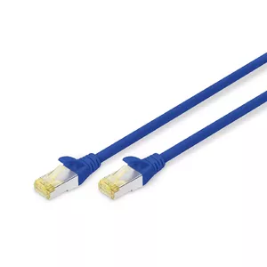 Pārejas vads Digitus CAT 6A S/FTP DK-1644-A-005/B 0.5m Zils