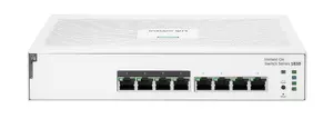 HP Aruba Instant On 1830 Управляемый коммутатор Gigabit Ethernet с 8 портами RJ-45, Class 4 PoE 65W, поддержкой L2 и коммутационной способностью 16 Гбит/с