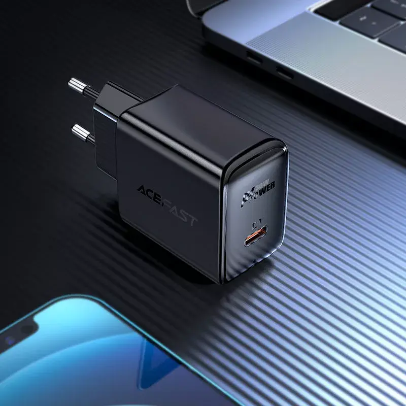Acefast A21 30W GaN USB-C PD QC 3.0 lādētājs Photo 14