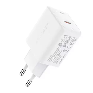 Сетевой адаптер Acefast A21 30W GaN USB Type-C PD QC 3.0 — компактное 30W зарядное